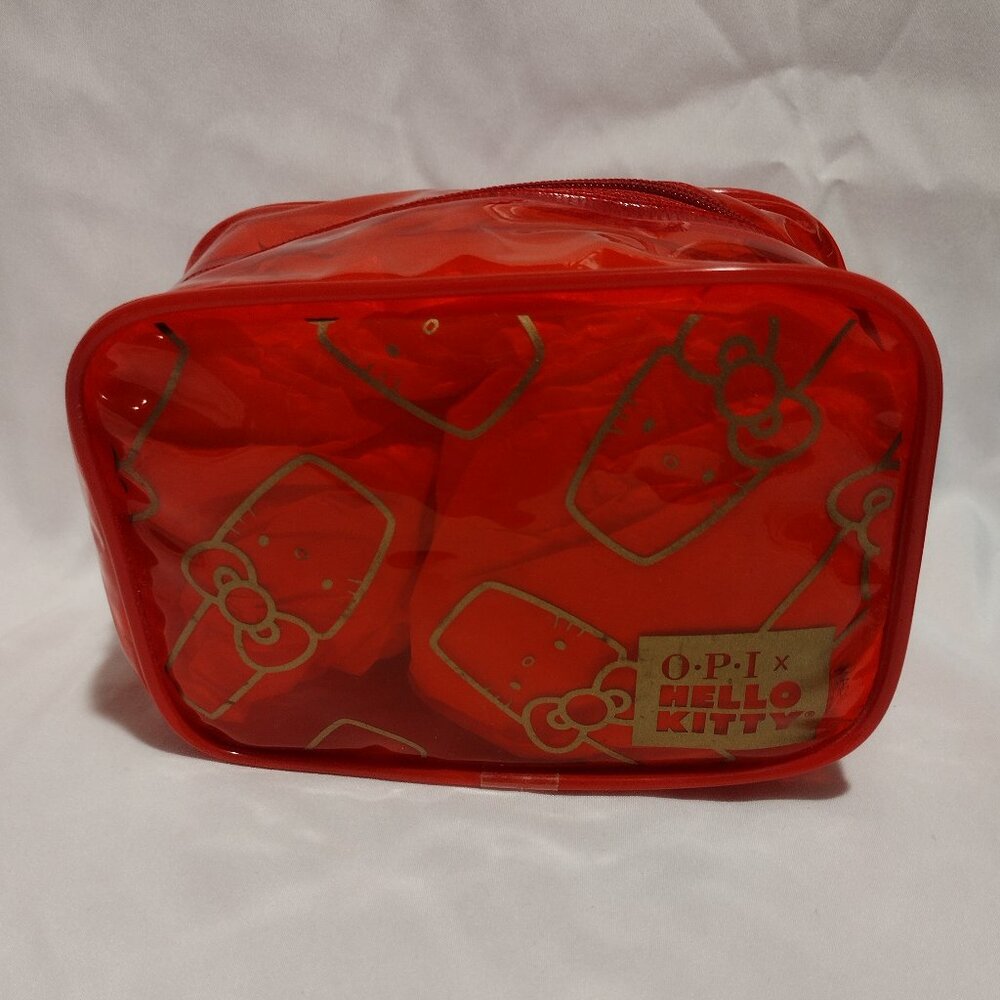 OPI Hello Kitty Clear Nail Polish/Cosmetic Bag